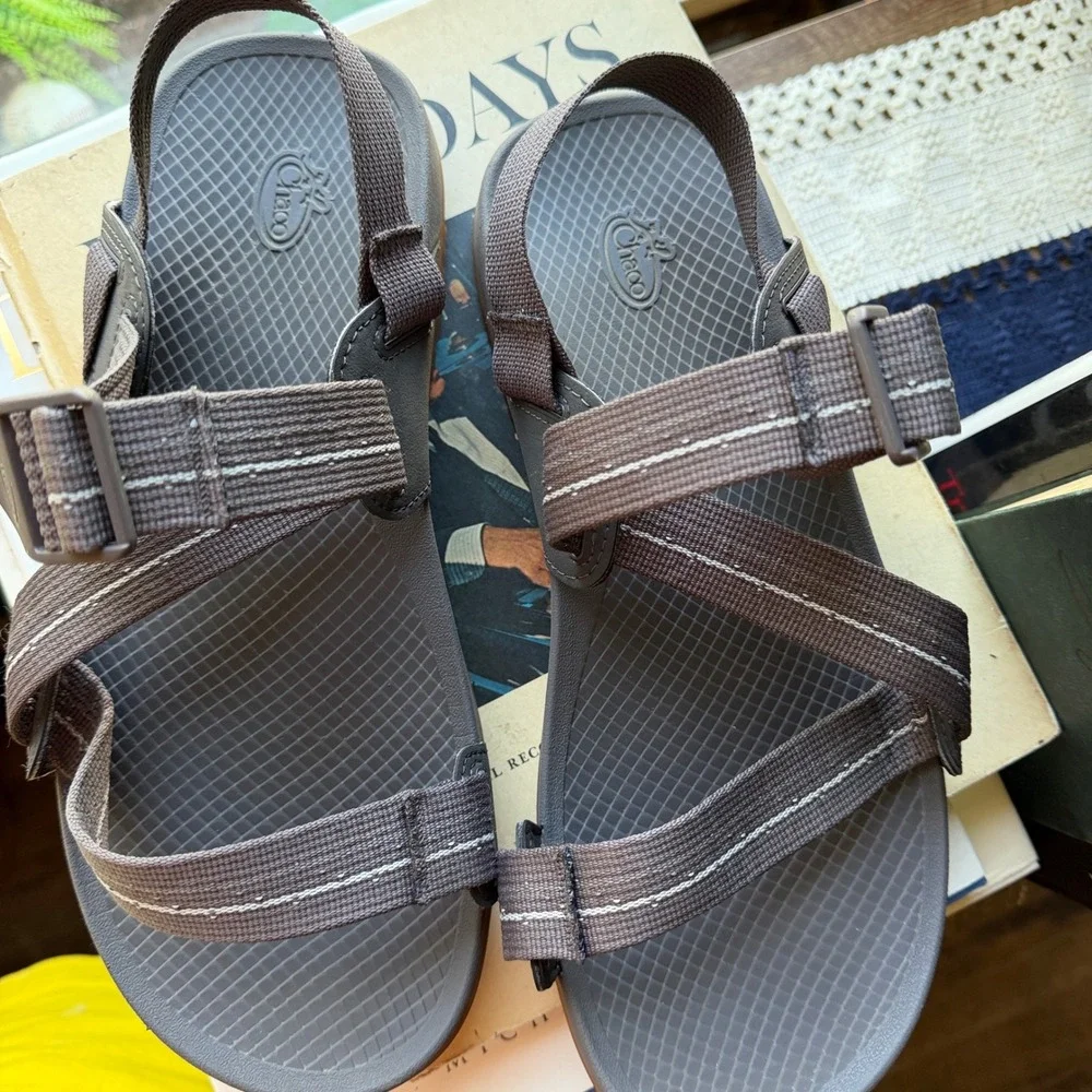 Chaco Z Cloud Mens Sport Sandals Grey JCH107275 Hiking Water Shoes Size 10